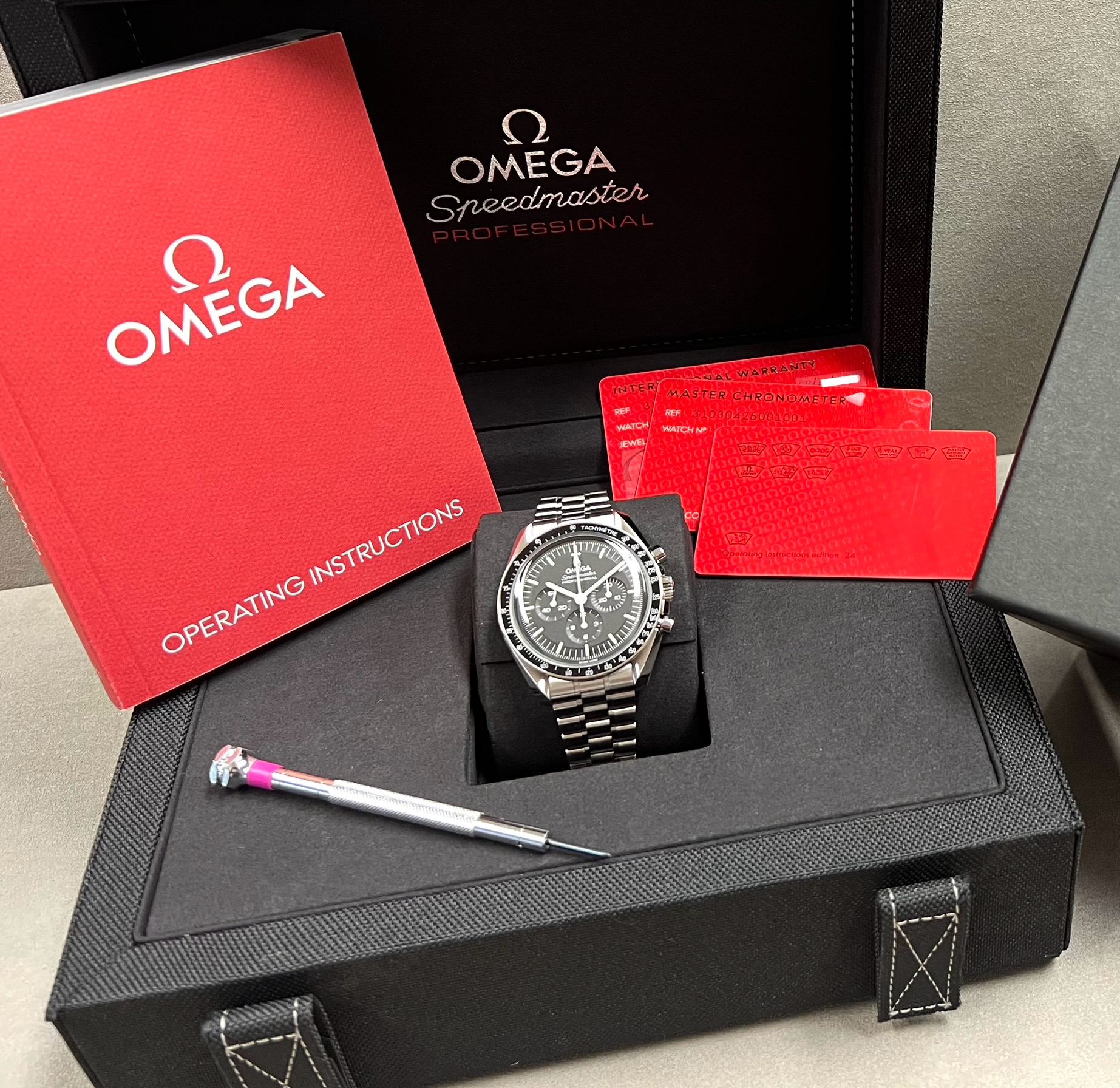 Omega Speedmaster Moonwatch Professional Hesalitglas – Bild 9