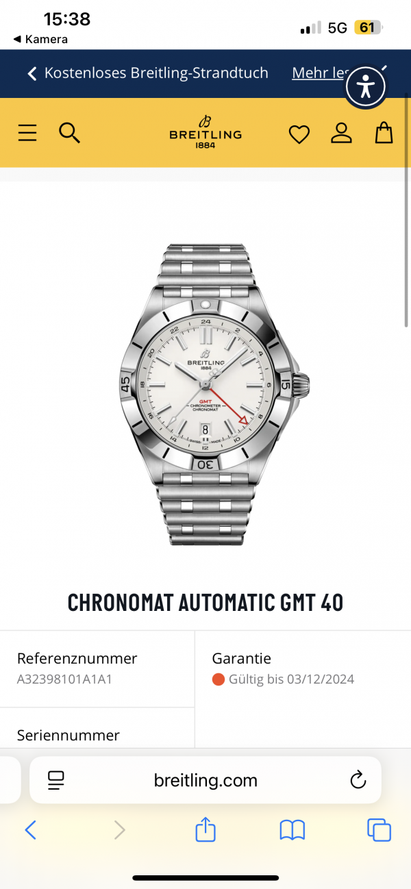 Breitling Chronomat GMT 40 13