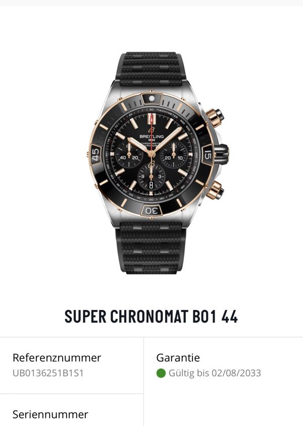 Breitling Super Chronomat B01 44 15