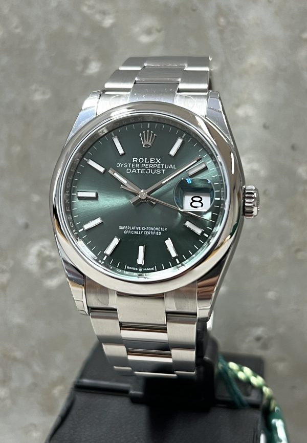 Rolex Datejust 36 "mint grün"