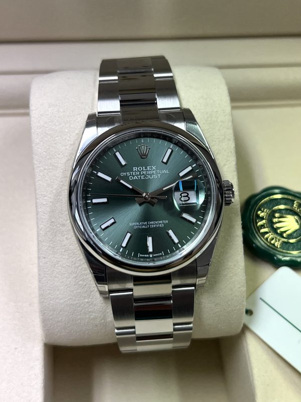 Rolex Datejust 36 "mint grün" 10