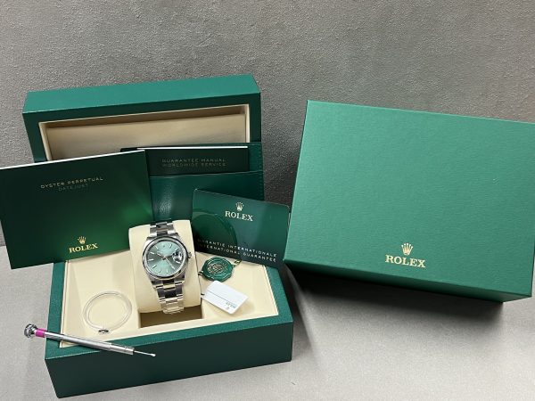 Rolex Datejust 36 "mint grün" 11