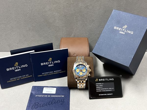 Breitling Chronomat 44 Stahl/Gold 11