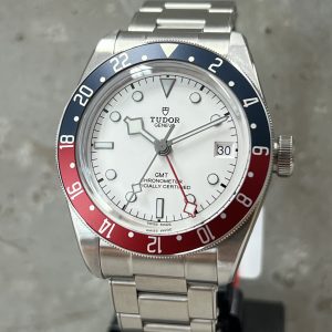Tudor Black Bay GMT "Pepsi" weißes Zifferblatt