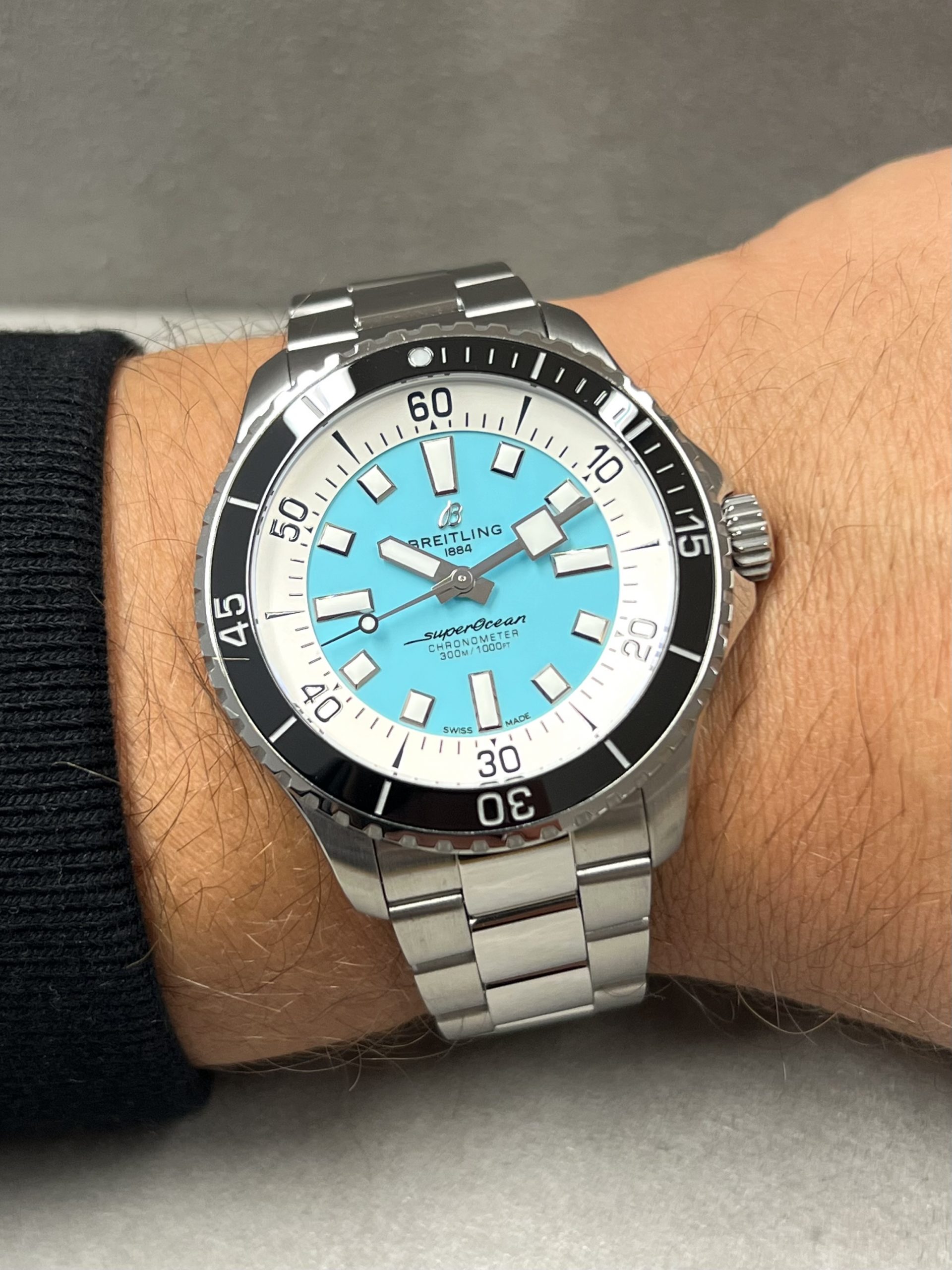 Breitling SUPEROCEAN AUTOMATIC 44 türkis 10