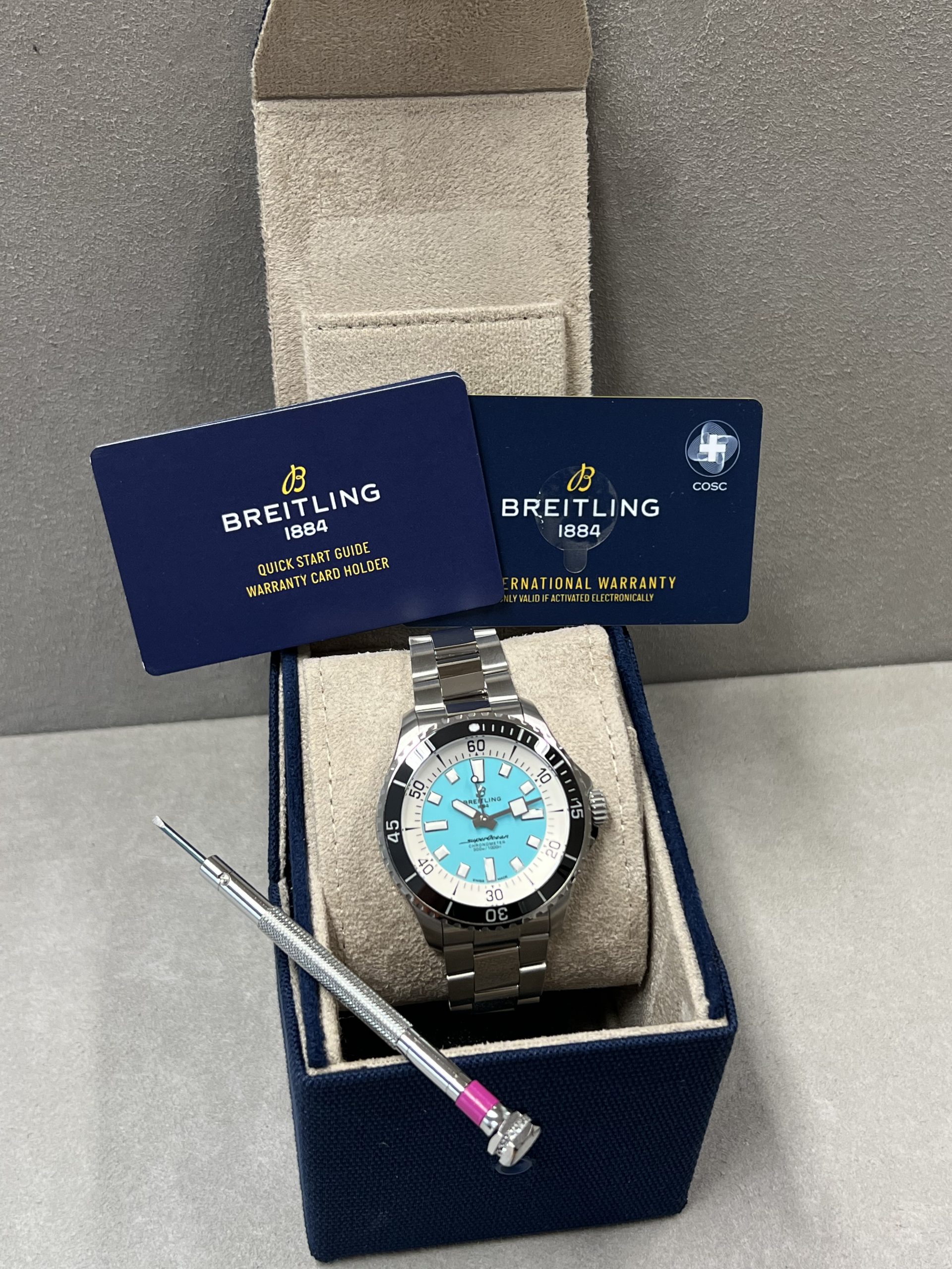 Breitling SUPEROCEAN AUTOMATIC 44 türkis 13