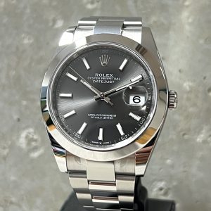 Rolex Datejust 41 "rhodium Zifferblatt"