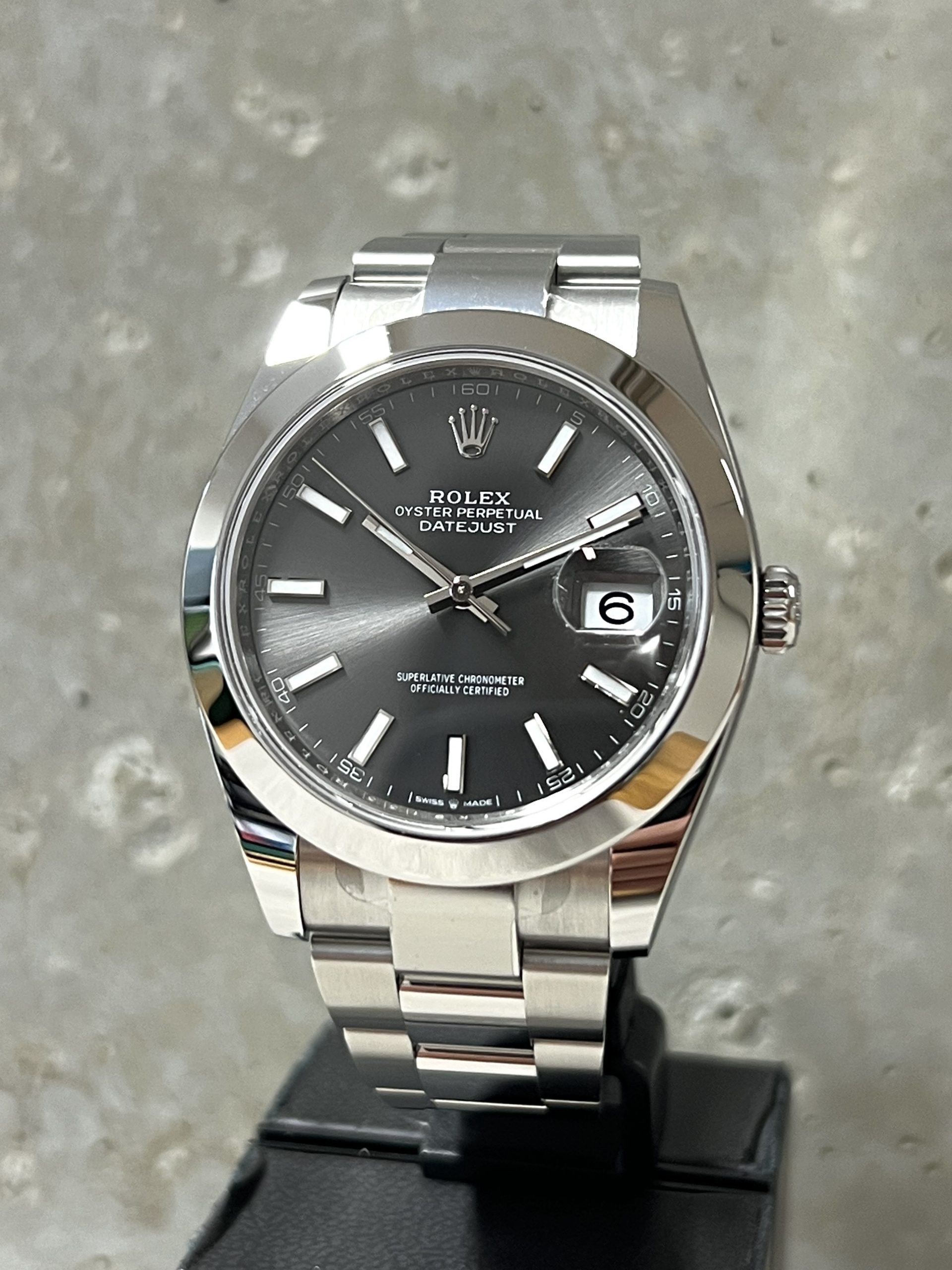 Rolex Datejust 41 "rhodium Zifferblatt"