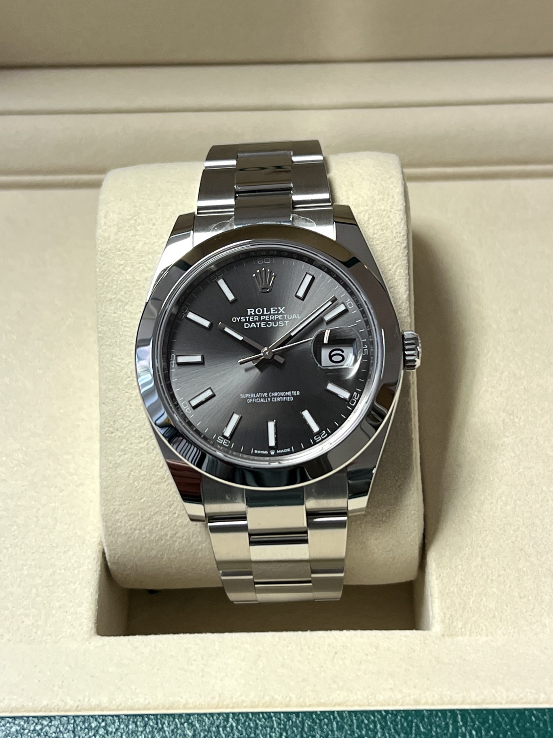 Rolex Datejust 41 "rhodium Zifferblatt" 14