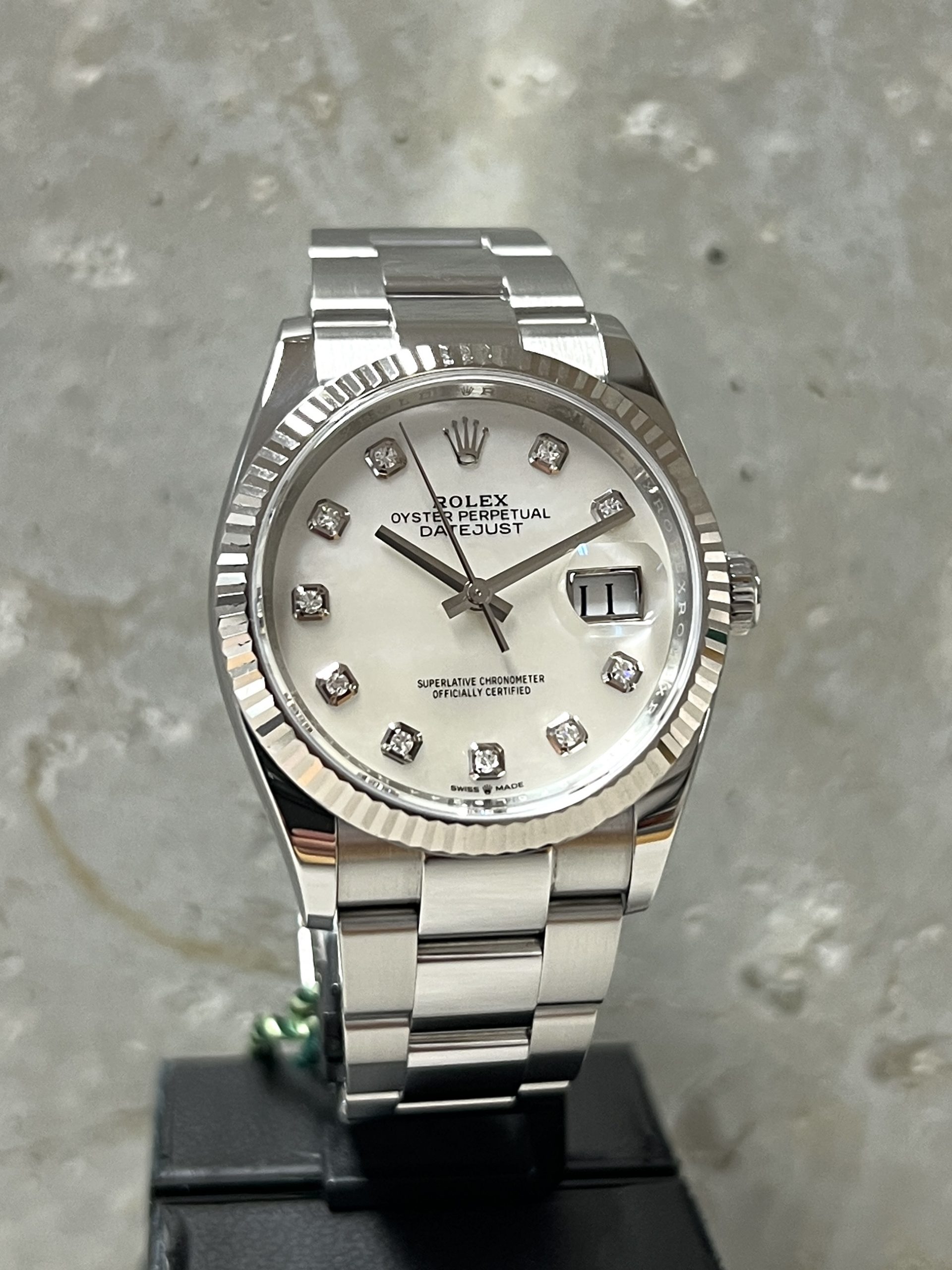 Rolex Datejust 36 "Perlmutt-Diamanten Zifferblatt" 1
