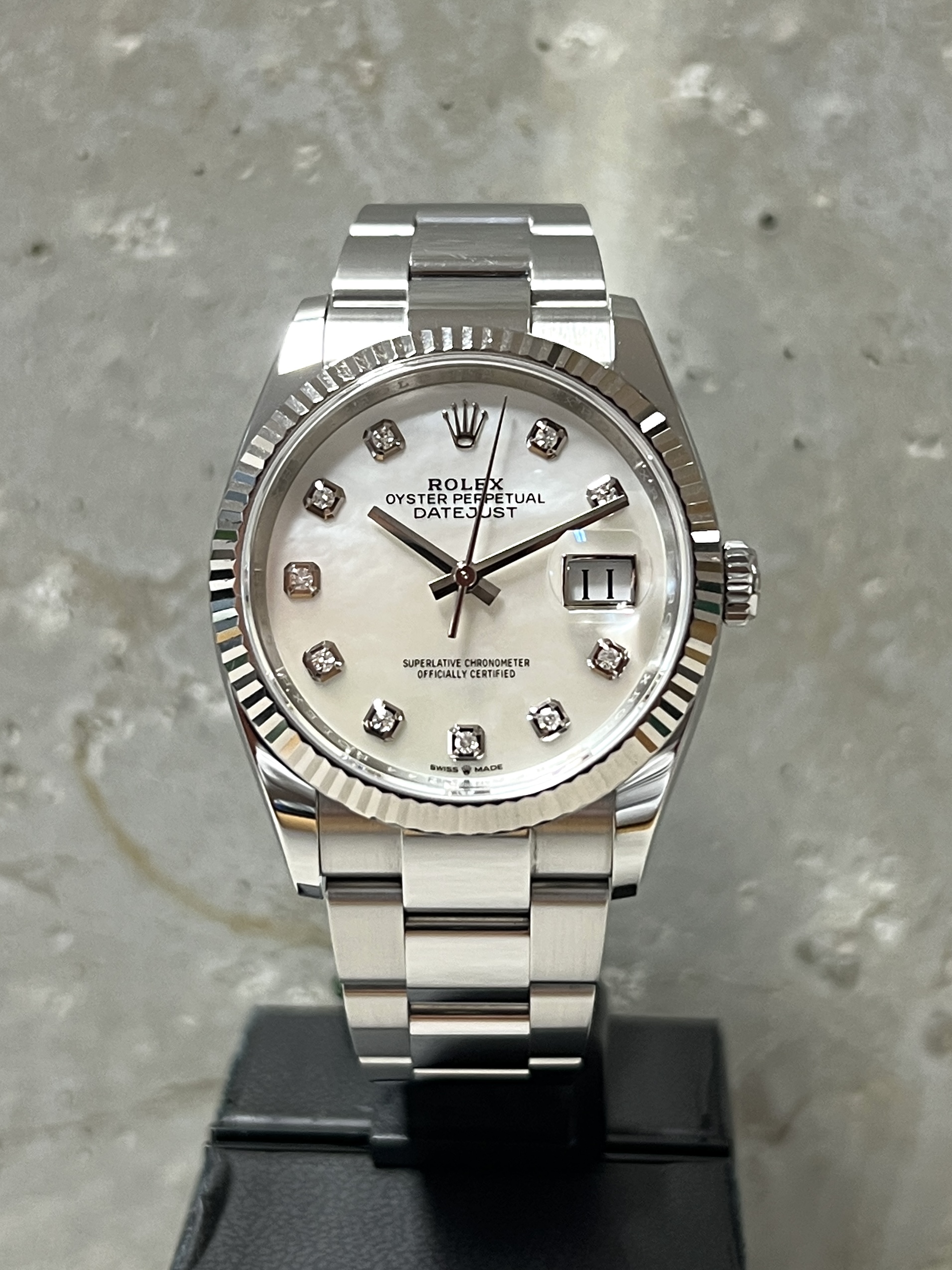 Rolex Datejust 36 "Perlmutt-Diamanten Zifferblatt" 2