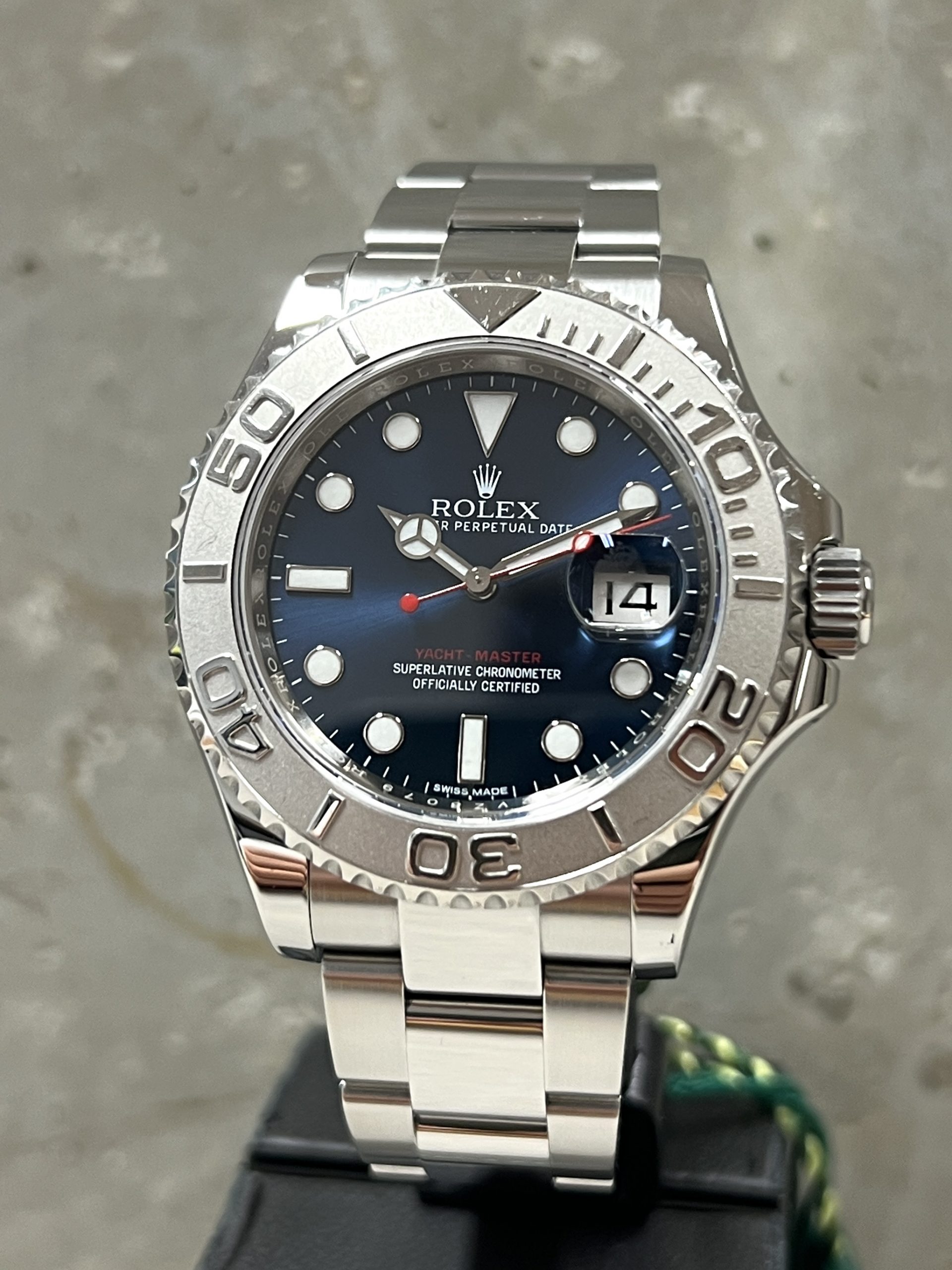 Rolex Yachtmaster 40 "blaues Zifferblatt"