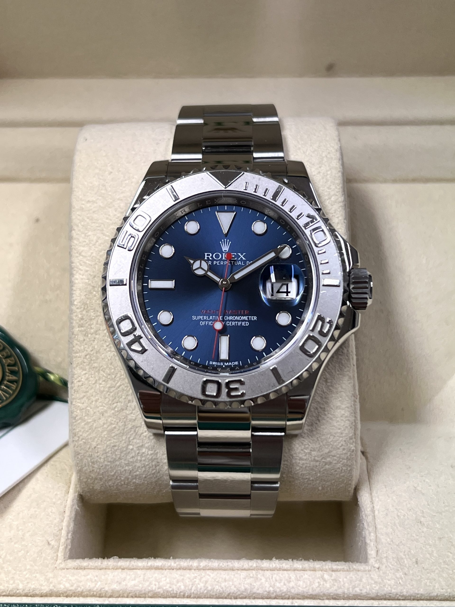 Rolex Yachtmaster 40 "blaues Zifferblatt" 9