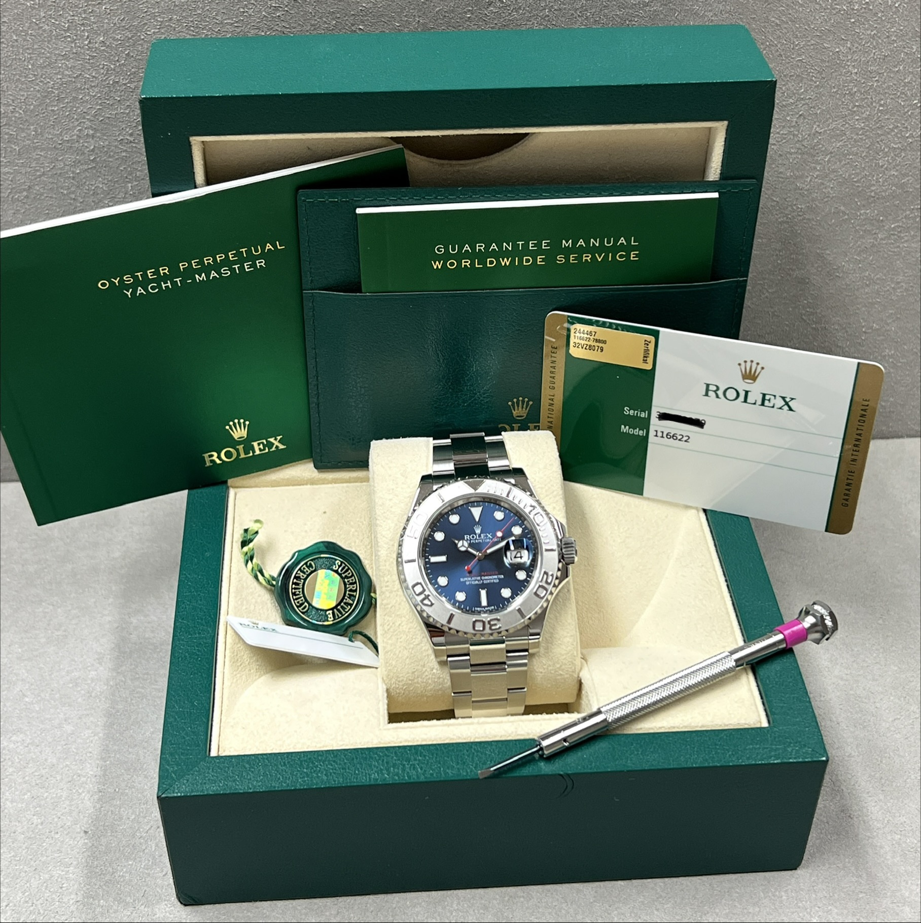 Rolex Yachtmaster 40 "blaues Zifferblatt" 15