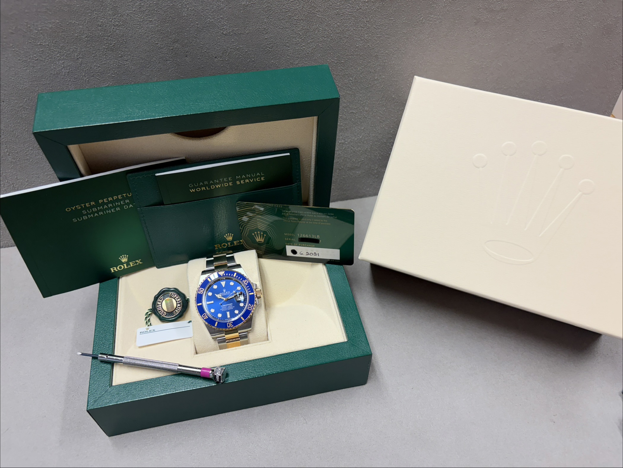 Rolex Submariner Date Stahl/Gold "Blusy" 14
