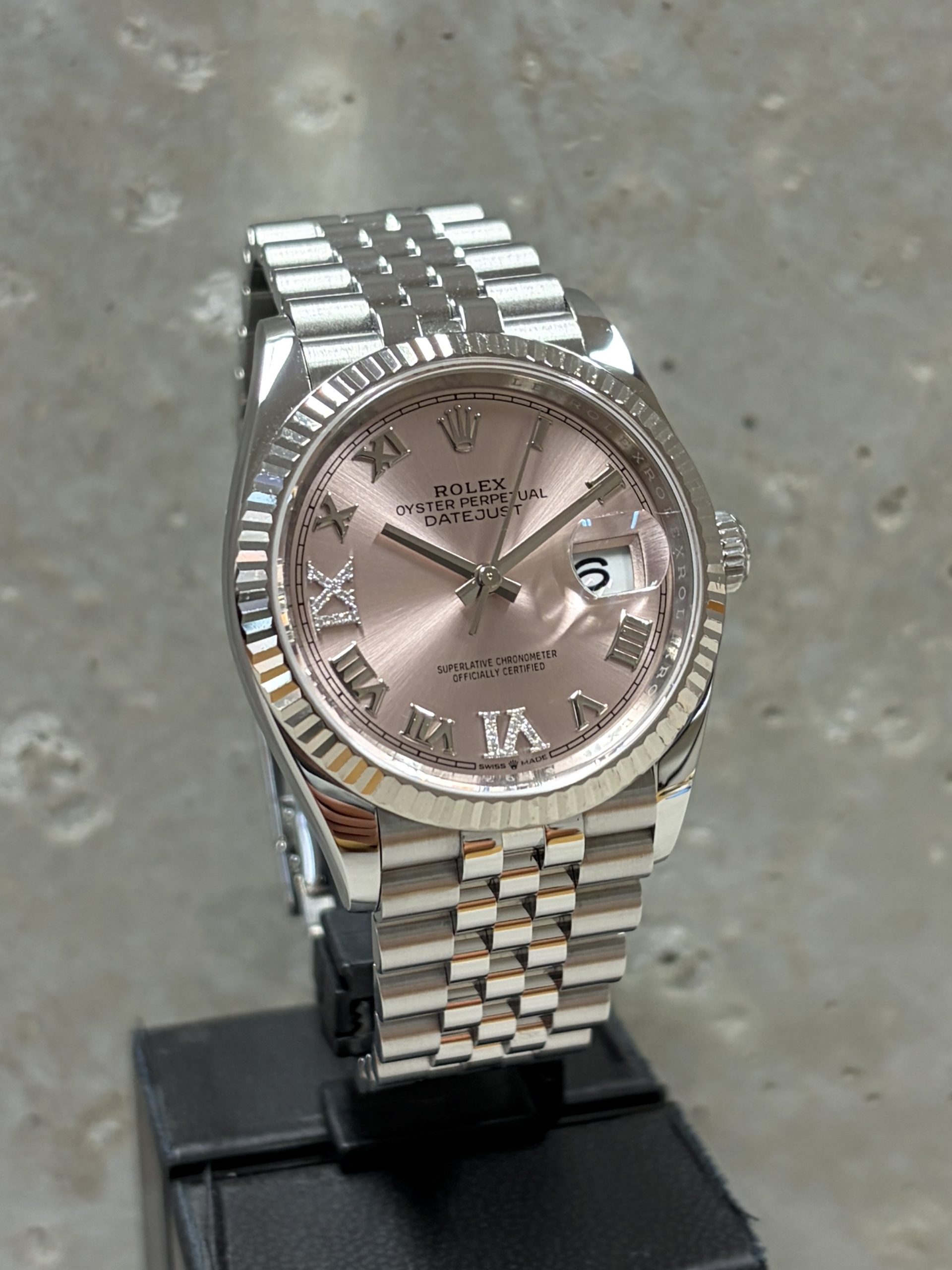 Rolex Datejust 36 "pink-Diamanten Zifferblatt" 1