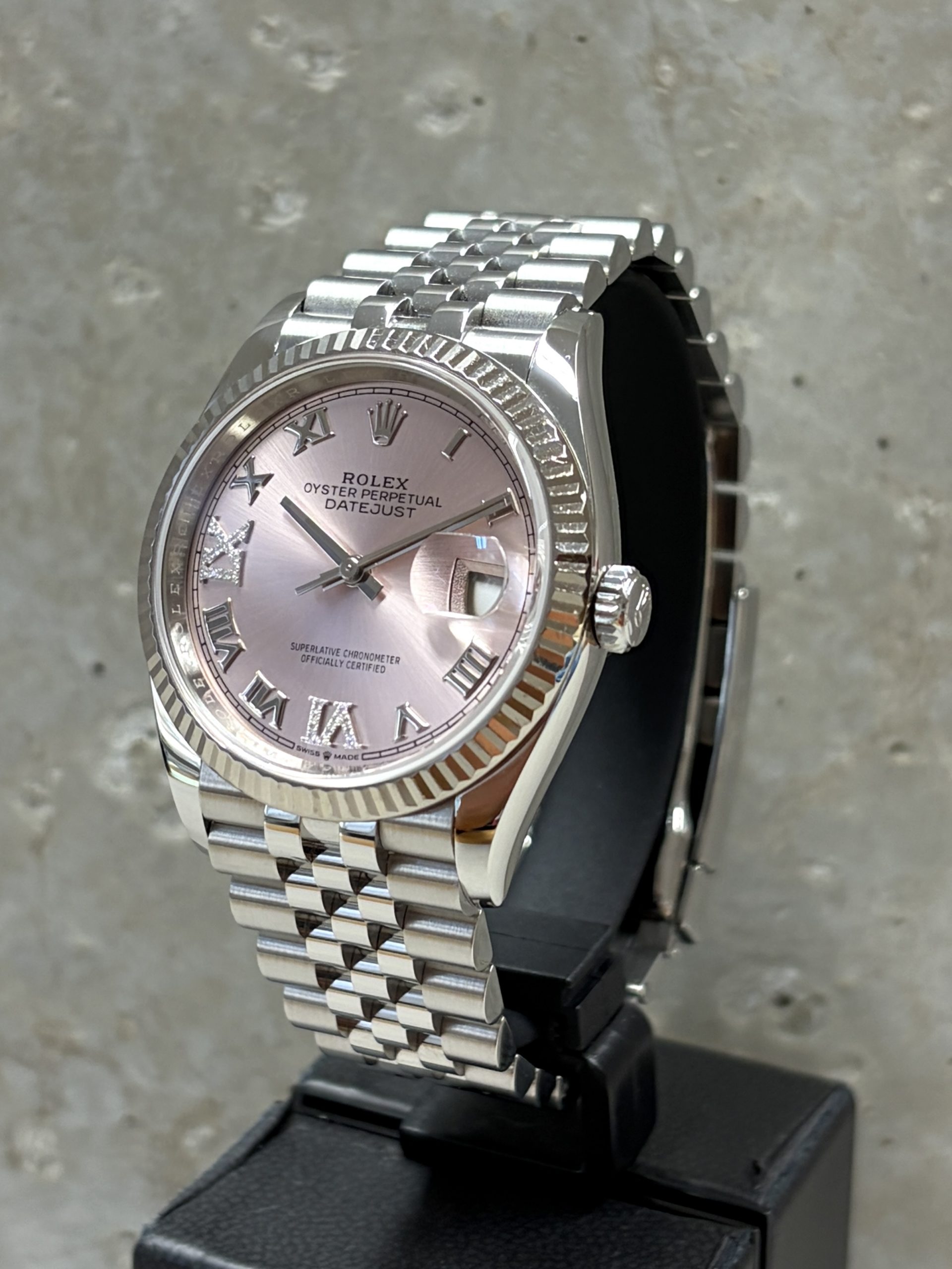 Rolex Datejust 36 "pink-Diamanten Zifferblatt" 2