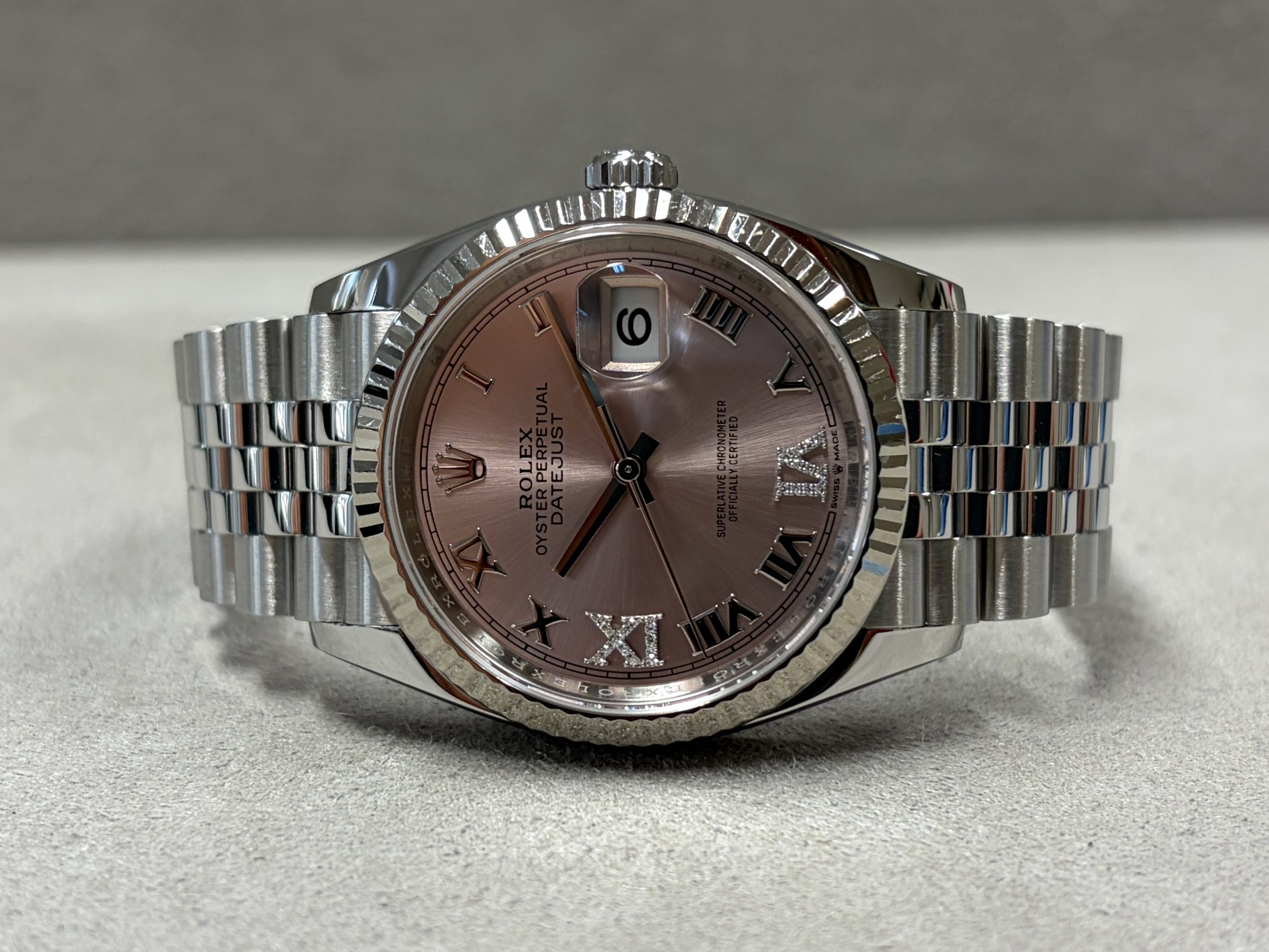 Rolex Datejust 36 "pink-Diamanten Zifferblatt" 5