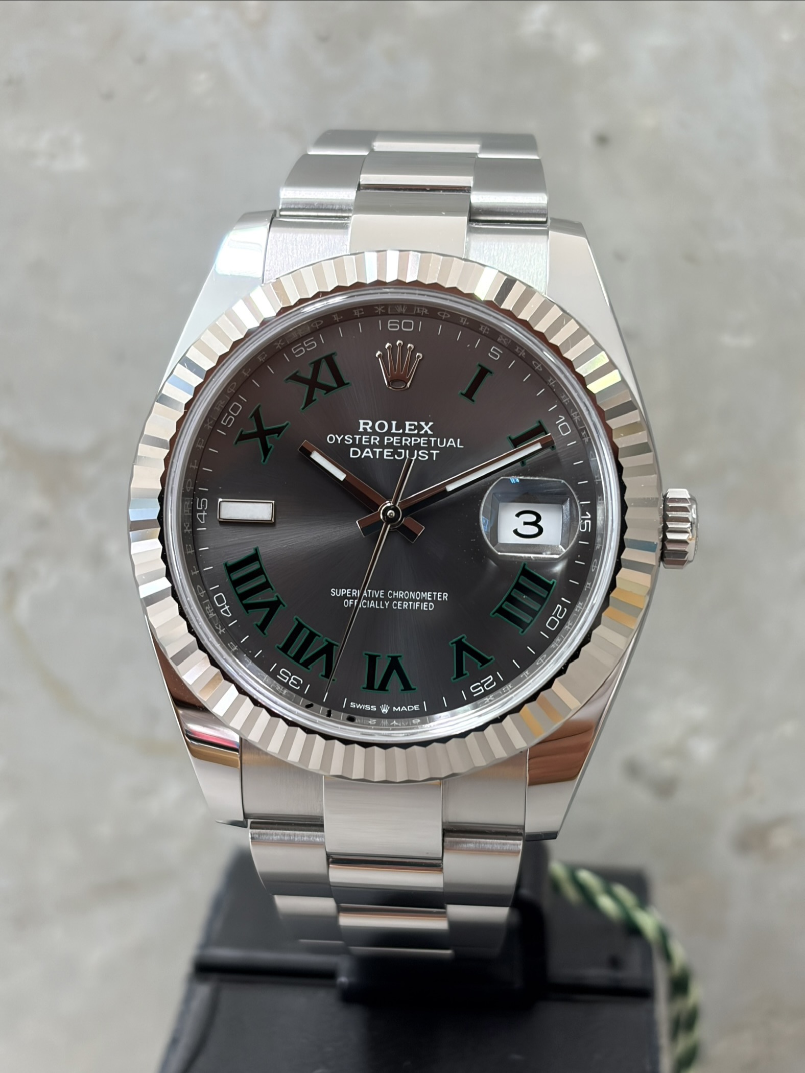 Rolex Datejust 41 "Wimbledon Zifferblatt/Weißgoldlünette"