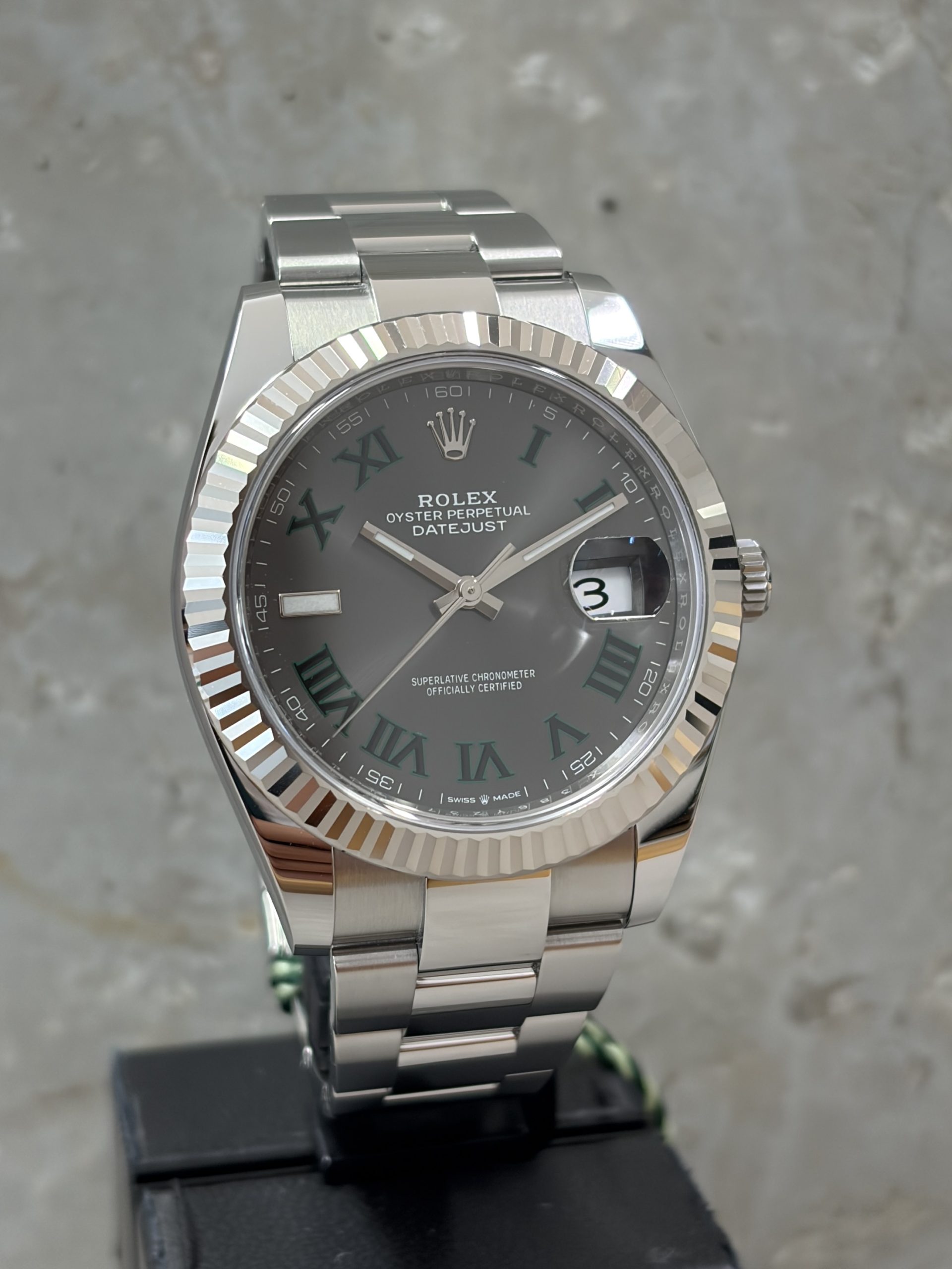Rolex Datejust 41 "Wimbledon Zifferblatt/Weißgoldlünette" 1
