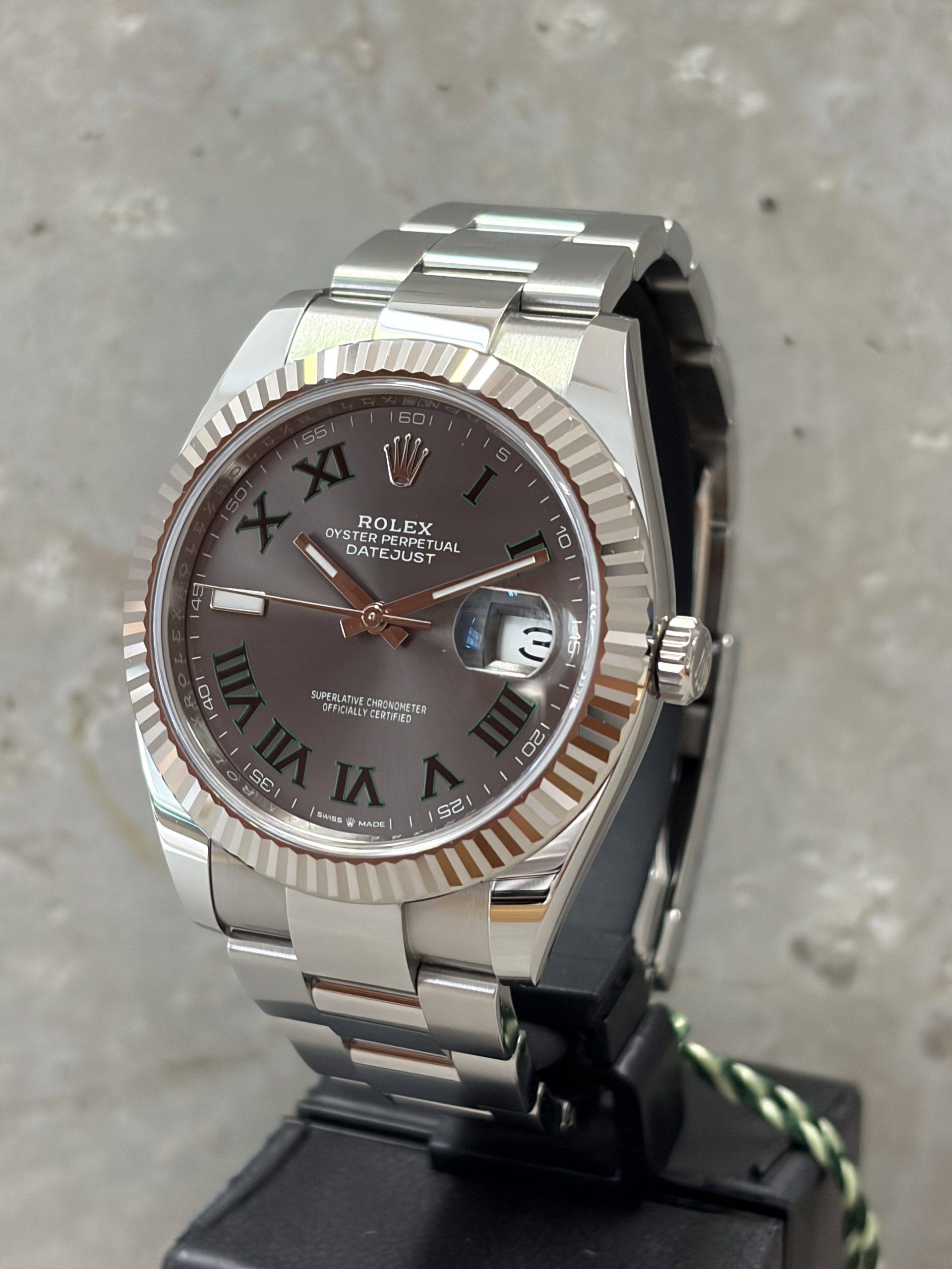 Rolex Datejust 41 "Wimbledon Zifferblatt/Weißgoldlünette" 2