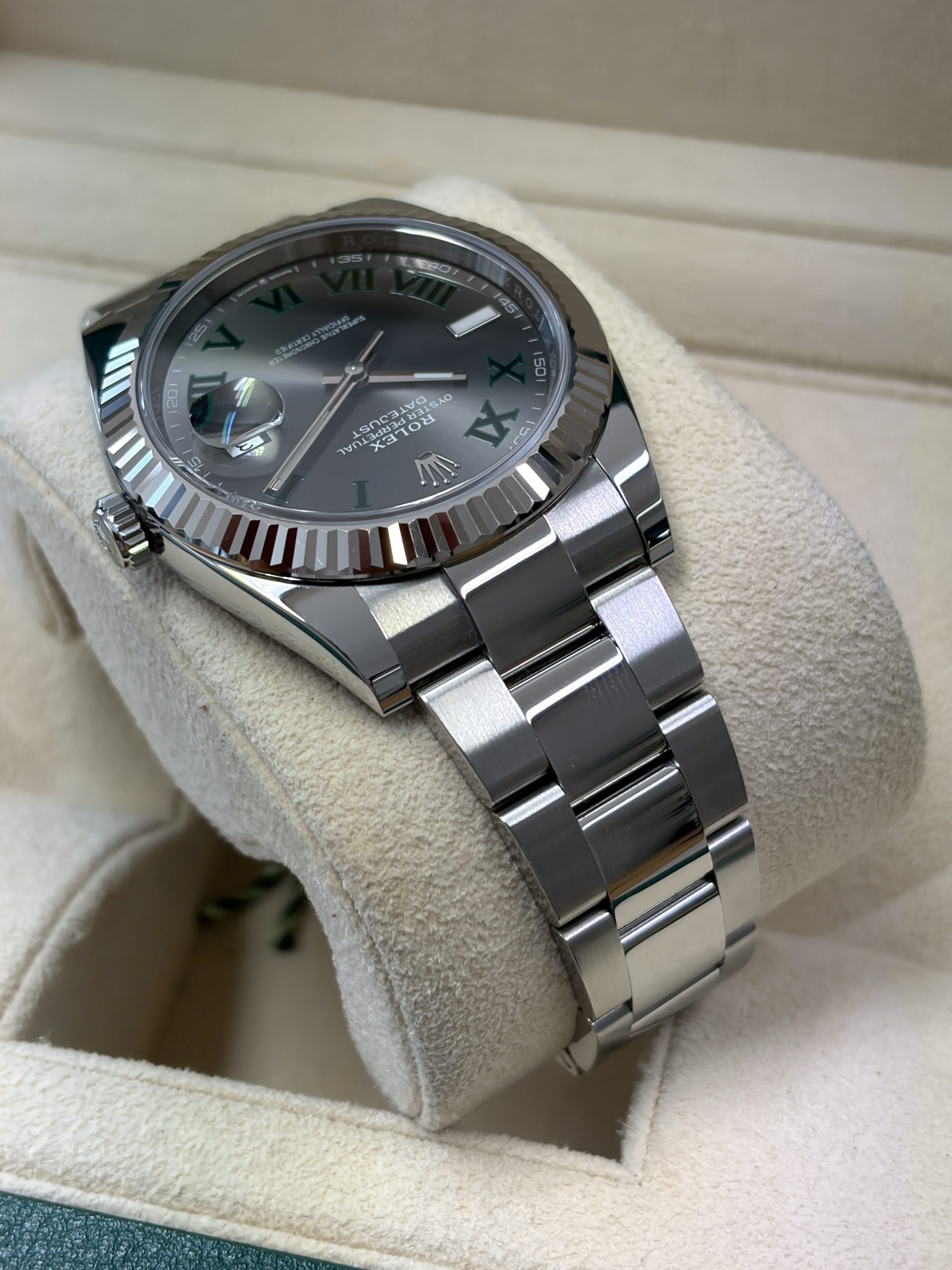 Rolex Datejust 41 "Wimbledon Zifferblatt/Weißgoldlünette" 13