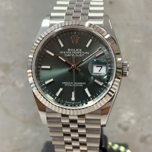 Rolex Datejust 36 "mint grünes Zifferblatt"
