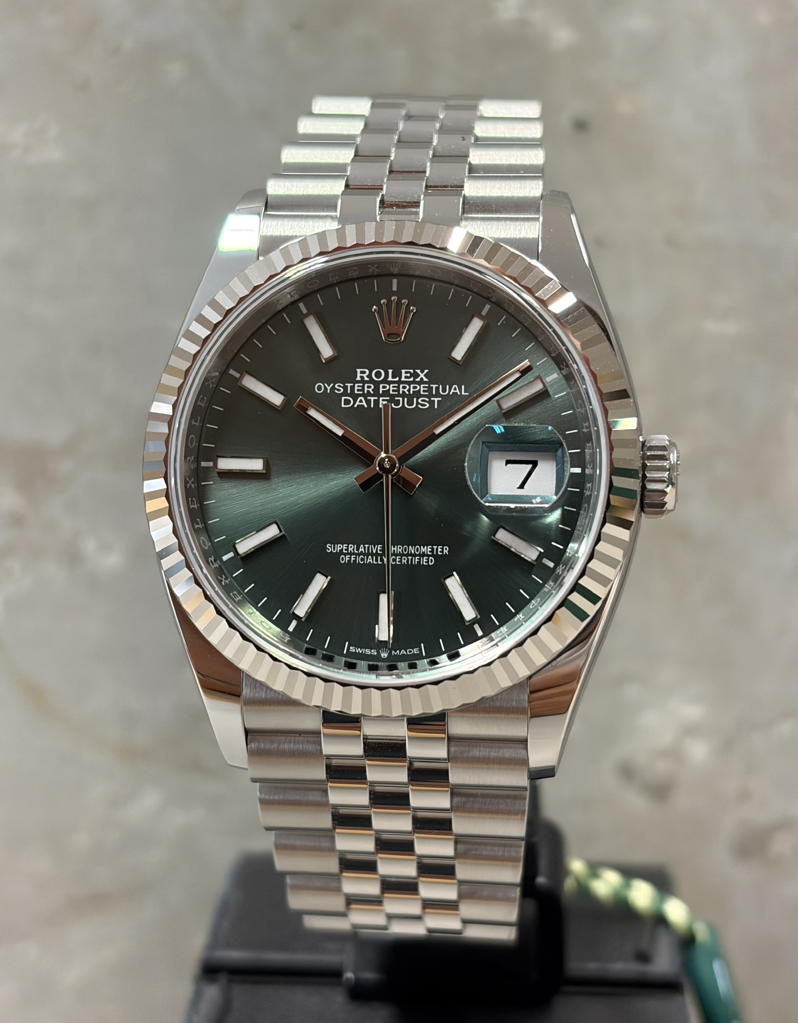 Rolex Datejust 36 "mint grünes Zifferblatt"