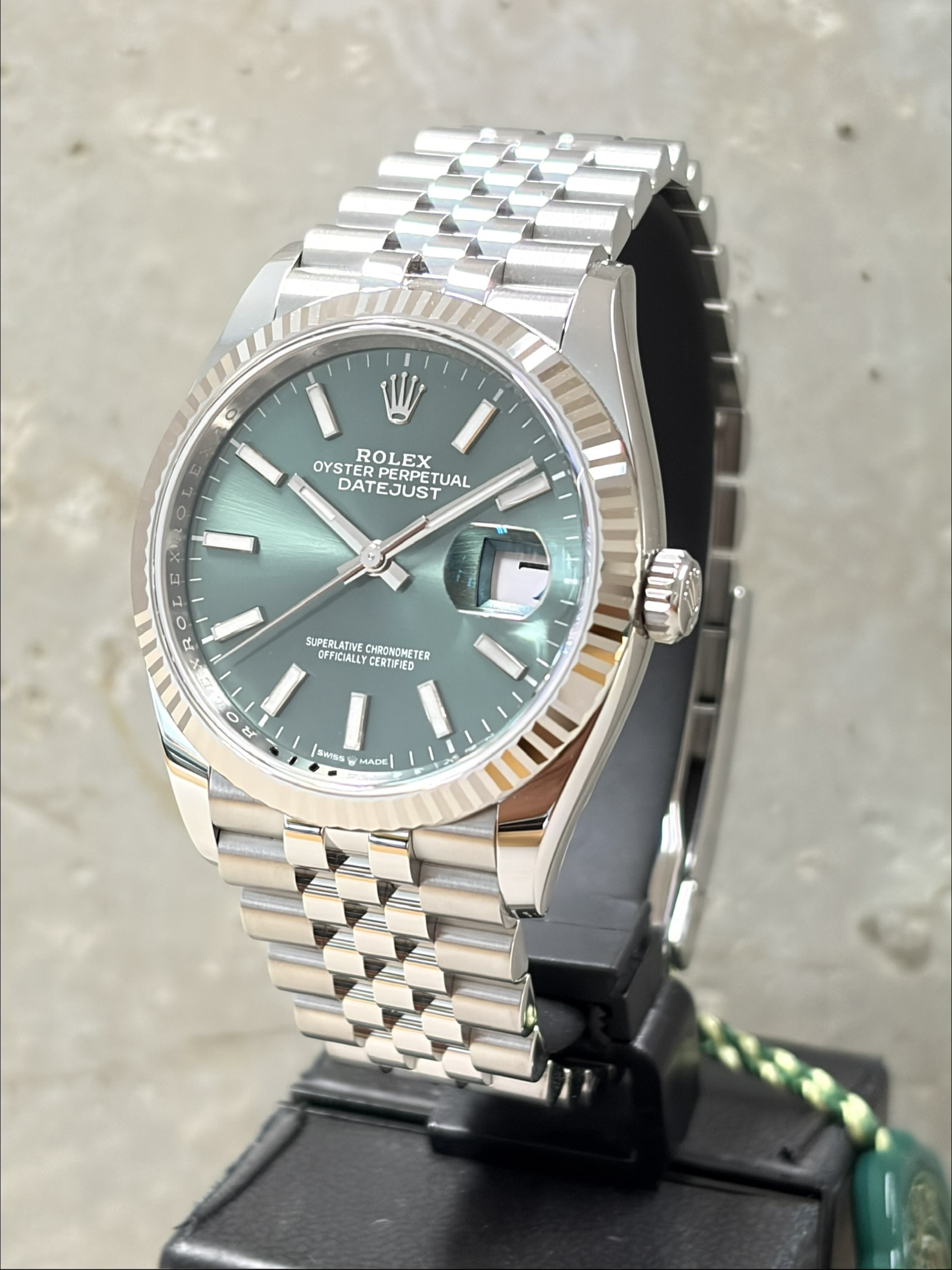 Rolex Datejust 36 "mint grünes Zifferblatt" 2