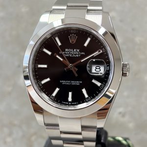 Rolex Datejust 41 "schwarzes Zifferblatt"
